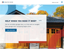 Tablet Screenshot of creativedoor.com